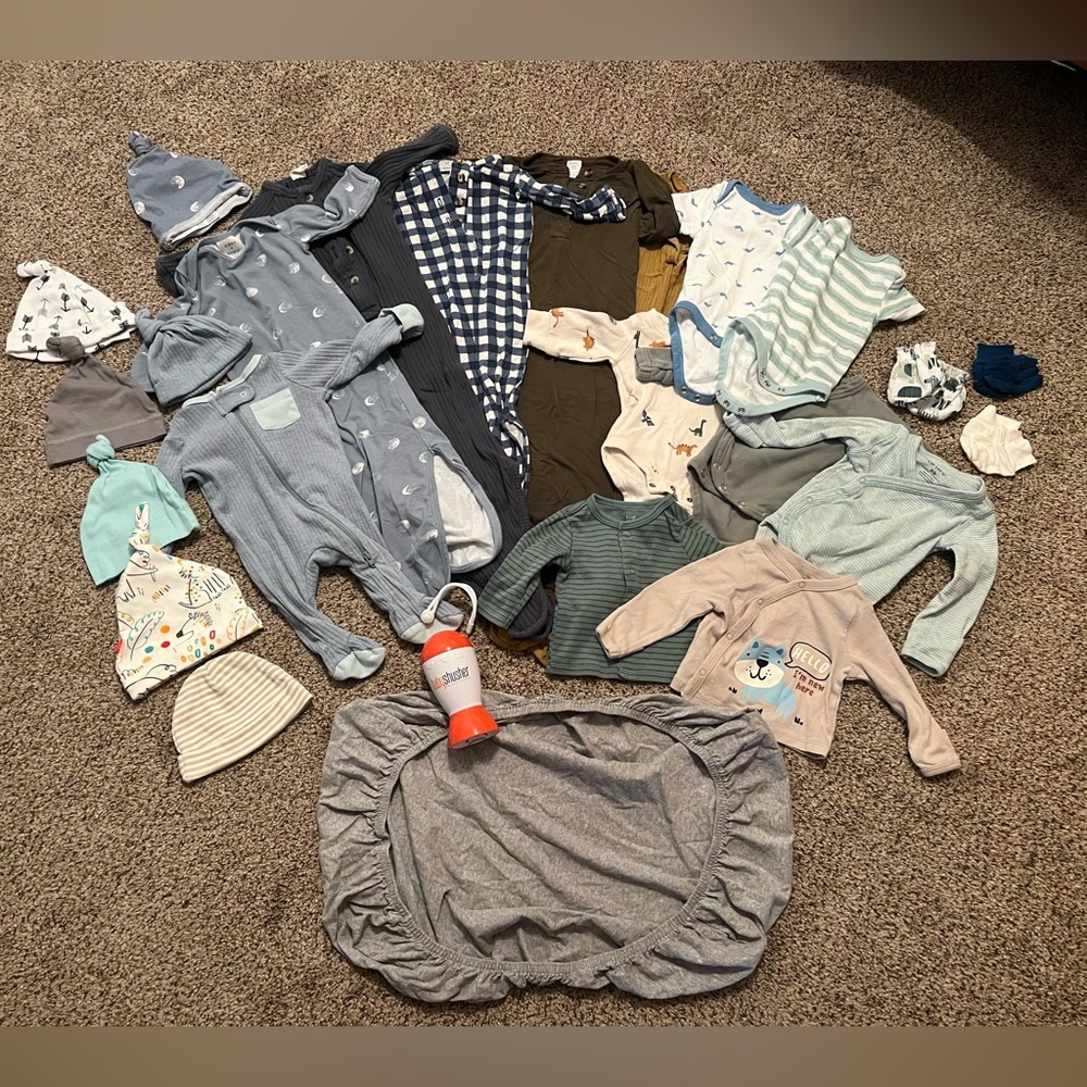 Newborn boy clothing haul